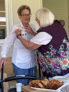 Daphne Alcorn & President Kate Patrick
