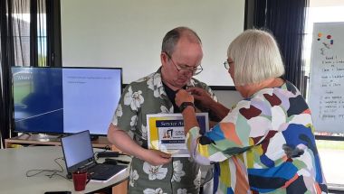 Vic Croquet Service Award GarethBushill
