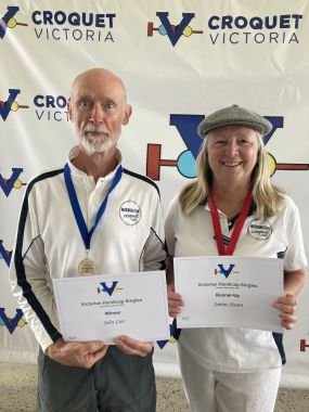Vic Hand Singles 2022
John Carr and Janine Sisson
