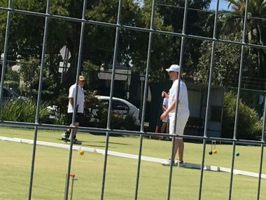 Watching through the bars at Essendon
