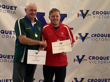 Vic Open GC Mens Championships Winner Shane DownieRU Jack Williams
