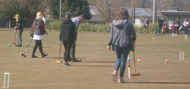 Teachers Games, croquet, Ballarat Alexandra, September 2017
