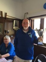 Bruce Macgregor with the Brunswick GC Champion trophy
