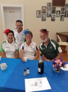 Australian GC Handicap Tournament 2015
Getting in the swing of things on Cup Day.
Helen & Ross Rillie and Kate McLoughlin & Peter Freer
