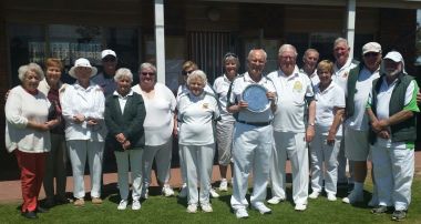 Burroughs Trophy winner 2016
Presentation of the 'Burroughs Trophy' to the winner, Gerald Edgar. 29/11/16
Runner up Barry Smith is on his right.
