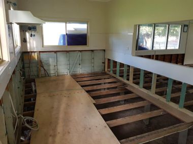 Flood Damage Repairs - Kitchen 14 July 2023
The kitchen in July 2023 after flooding in Oct 2022.
