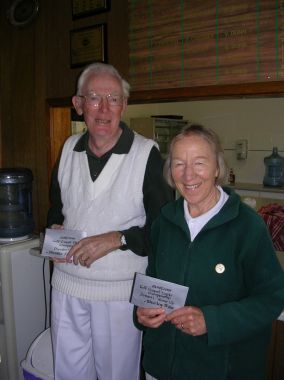 Singles Div 1 W. Neville Pope R/Up Shirley Price
