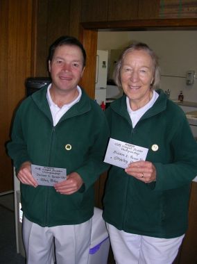 2019 Doubles Div.1 R/Up Glenn & Shirley Price
