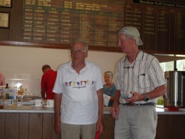 WCA Xmas Social Day
Div.1 Frank Creasey R/Up Kevin Geyer
