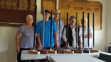 New Club Mallets
Thanks to VicSport we have nine new mallets for members and new players to assess and evaluate. We can now offer a range of models from Orangewood, Dawson, Wood, RPM and Terminator.
