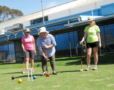 3 Generations
Croquet is a game for all ages 8 - 88 years!
