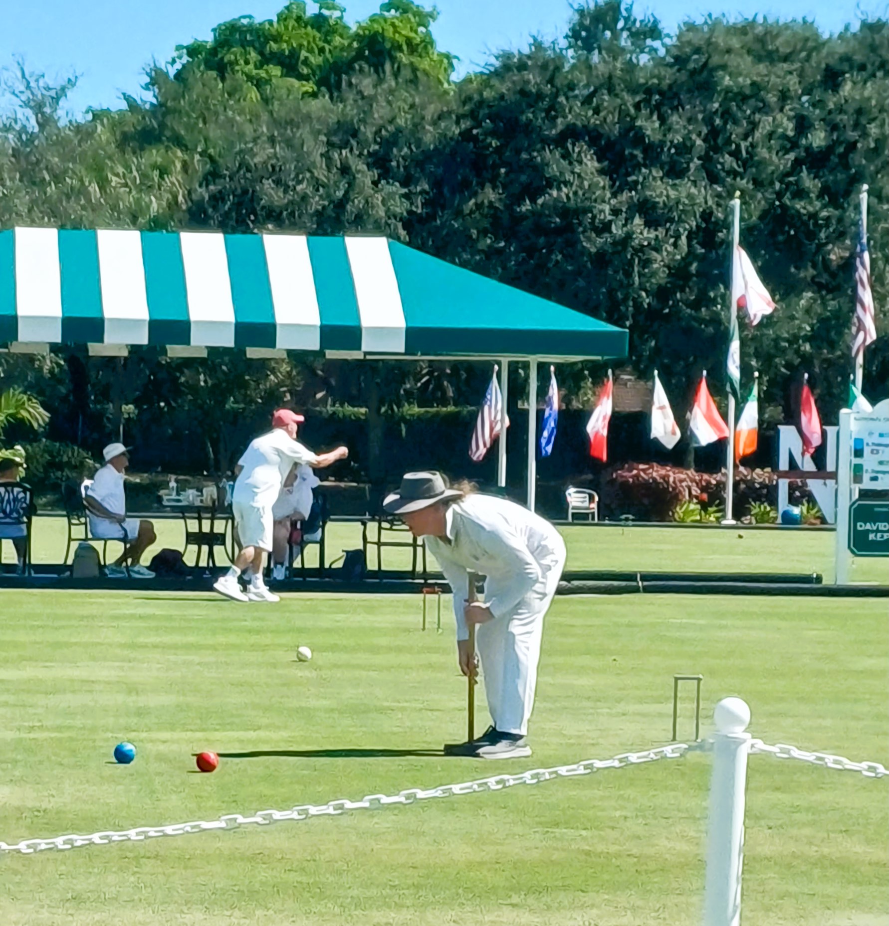player in corner